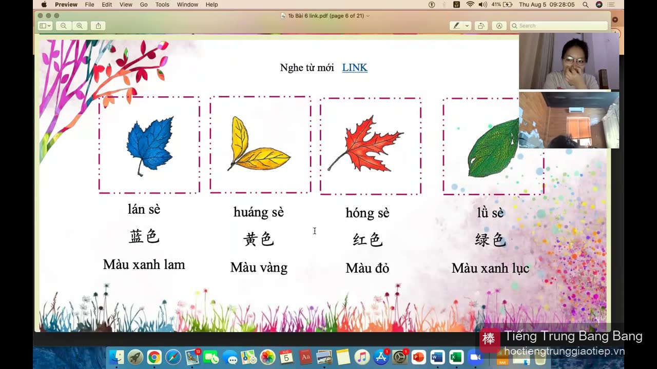 Miêu tả ngoại hình: tóc đen